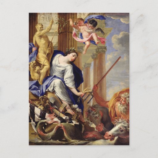 Ceres Vanquising the Attributes of War Postkarte (Vorderseite)