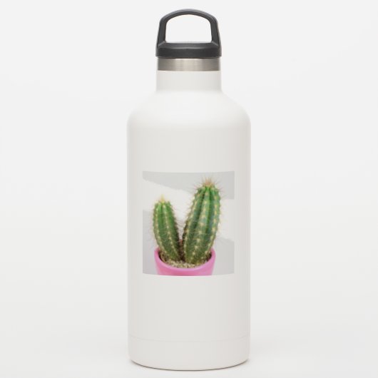 Cereus cactus aufkleber (Wassserflasche)