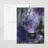 Ceridwen Celtic Enchantress of the Cauldron Postkarte (Vorne/Hinten)