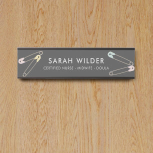 Cerified Nurse Doula Birthing Coach Doing Sign Türschild