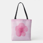 Cerine Pink Macro Blume Tote Bag Tasche (Rückseite)