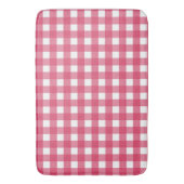 Cerise Gingham Badematte (Vorderseite Vertikal)