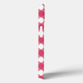 Cerise Gingham Case-Mate iPhone-Hülle iPhone Hülle (Rückseite / Rechts)