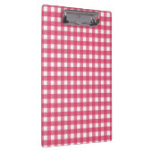 Cerise Gingham Klemmbrett (Rechts)