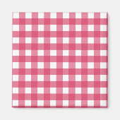 Cerise Gingham Magnet (Vorne)