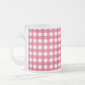 Cerise Gingham Mattglastasse (Links)