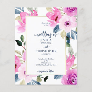 Cerise rosa Frühlingsblumen Haushalt Hochzeit einl
