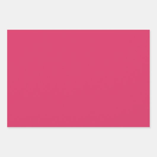 Cerise Solid Color Geschenkpapier Set (Vorderseite 2)
