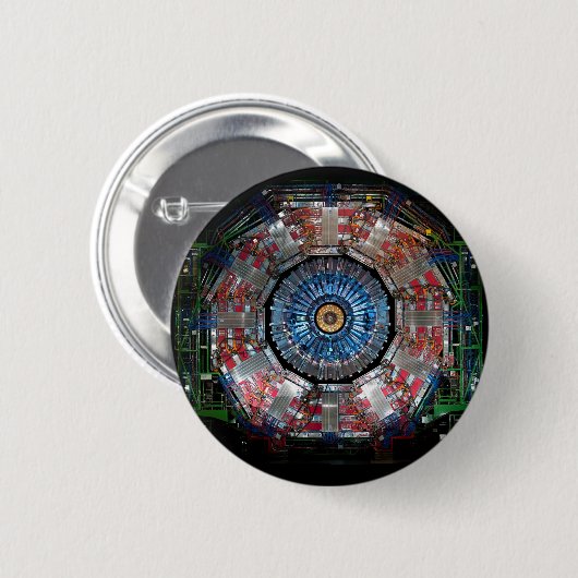 CERN Shiva LHC Button (Vorne & Hinten)