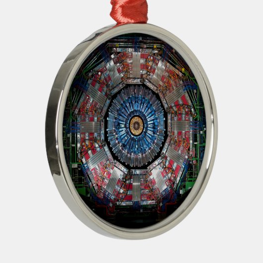 CERN Shiva LHC Silbernes Ornament (Rechts)