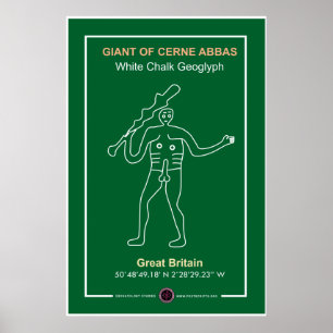 Cerne Abbas Riant Poster