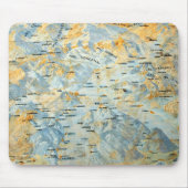 Cernobbio Karte Mousepad (Vorne)