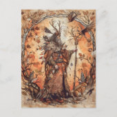 Cernunnos Celtic Horned God of Nature Postkarte (Vorderseite)