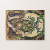 Cernunnos Celtic Horned God of Nature Puzzle (Horizontal)