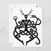 Cernunnos Postkarte (Vorne/Hinten)