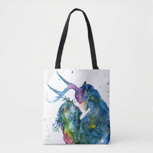 Cernunnos und Maiden Tote Bag Tasche