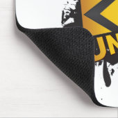 Ceroc Tänzer im Bau Mousepad (Ecke)