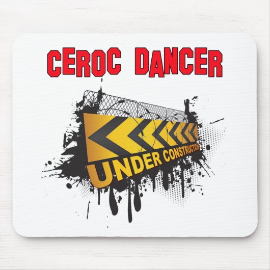 Ceroc Tänzer im Bau Mousepad (Vorne)