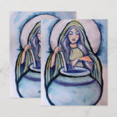 Cerridwen Crone Hexe Feiertagskarte (Vorne/Hinten)