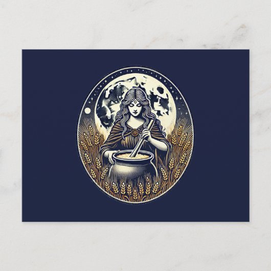 Cerridwen Witch Postkarte (Vorderseite)