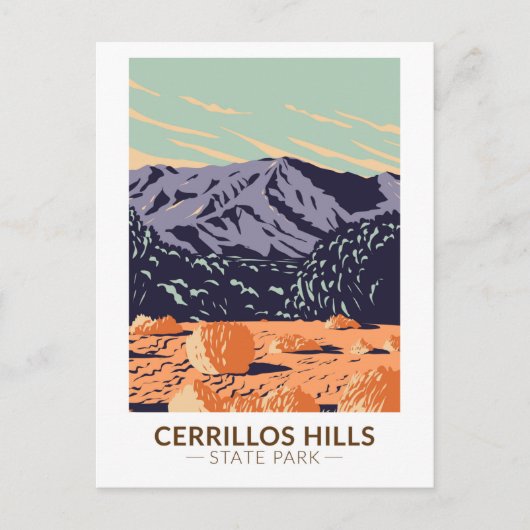 Cerrillos Hills Staat Park New Mexico Vintag Postkarte (Vorderseite)