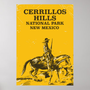 Cerrillos Hills State Park USA Reiseplakat Poster