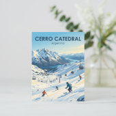 Cerro Catedral Argentinien Postkarte (Stehend Vorderseite)