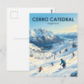 Cerro Catedral Argentinien Postkarte (Vorne/Hinten)