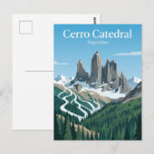 Cerro Catedral Argentinien Postkarte (Vorne/Hinten)