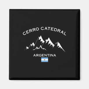 Cerro Catedral Argentinien Skiort Andes Berg Magnet