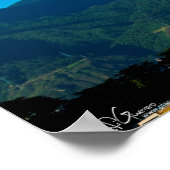 Cerro El Ávila y valle de Caracas Poster (Ecke)