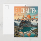 Cerro Fitz Roy Postkarte (Vorne/Hinten)