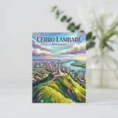 Cerro Lambaré Paraguay Postkarte (Stehend Vorderseite)