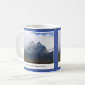 Cerro Paine Grande, Berge, Patagonien, Chile Kaffeetasse (Vorderseite Links)