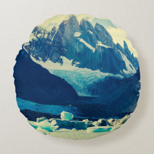 Cerro Torre in Argentinien Abenteuer, Amerika, Arg Rundes Kissen