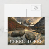 Cerro Torre Postkarte (Vorne/Hinten)