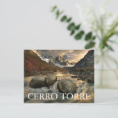Cerro Torre Postkarte (Stehend Vorderseite)