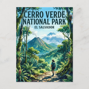 Cerro Verde Nationalpark El Salvador Postkarte