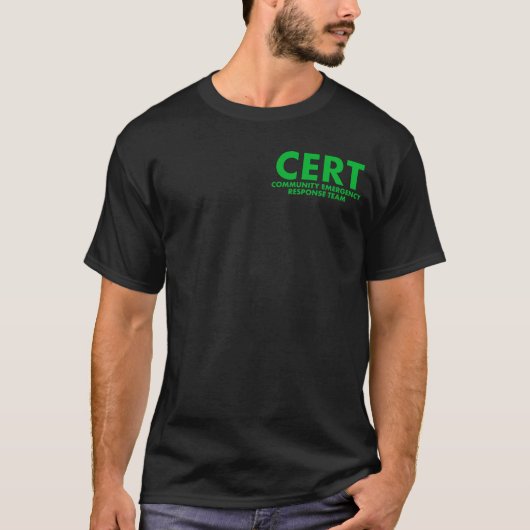 CERT-Dunkelheit T-fertigen besonders an T-Shirt (Vorderseite)