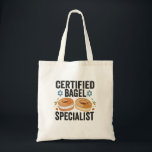 Certified Bagel Specialist Funny Jewish Hanukkah Tragetasche<br><div class="desc">hanukkah,  passover, jiddisch, chanukah, jüdisch, menorah, jew, gift, Geburtstag, Bagel</div>