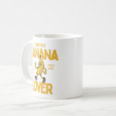 Certified Banana Lover Funny Fruit Joke Gift Kaffeetasse (Vorderseite Links)