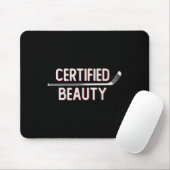 Certified Beauty Funny Ice Hockey Slang Wheel Snip Mousepad (Mit Mouse)
