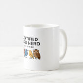Certified Bird Nerd (Kid Edition) - Niedliche Bird Kaffeetasse (VorderseiteRechts)