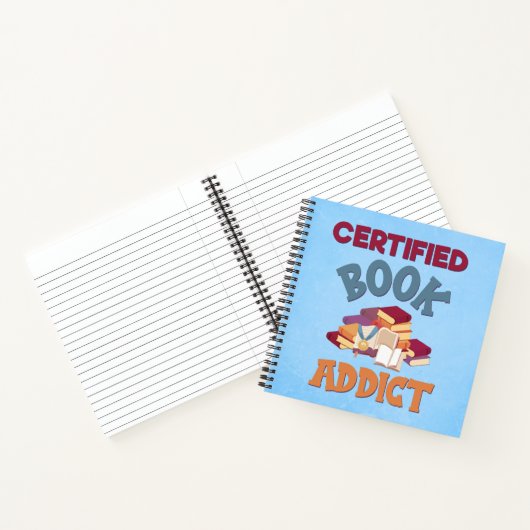 Certified Book Addication Notebook Notizblock (Innenseite)