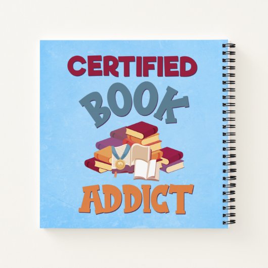 Certified Book Addication Notebook Notizblock (Rückseite)