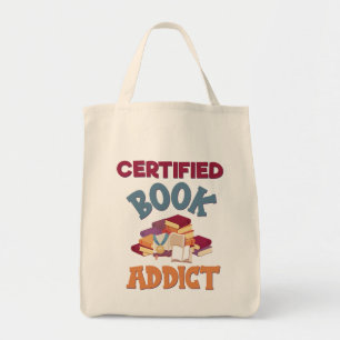 Certified Book Addict Tragetasche