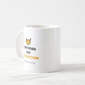 Certified Cat Distraction Funny Cat Mug Kaffeetasse (Vorderseite Links)