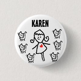 Certified Cat Lady Button