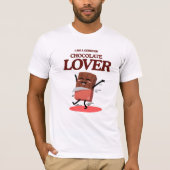 Certified Chocolate Lover | Funny Chocolate Design T-Shirt (Vorderseite)