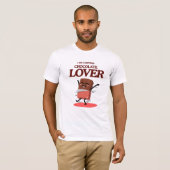 Certified Chocolate Lover | Funny Chocolate Design T-Shirt (Vorne ganz)